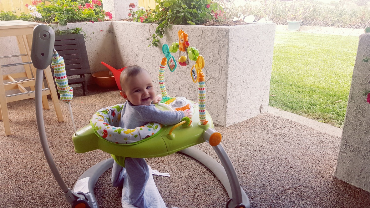 Marian likes playing outside