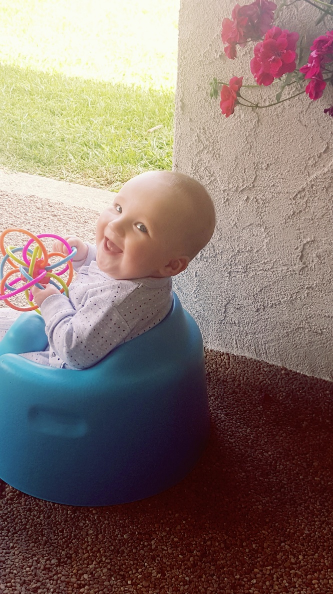 James likes playing outside, too!
