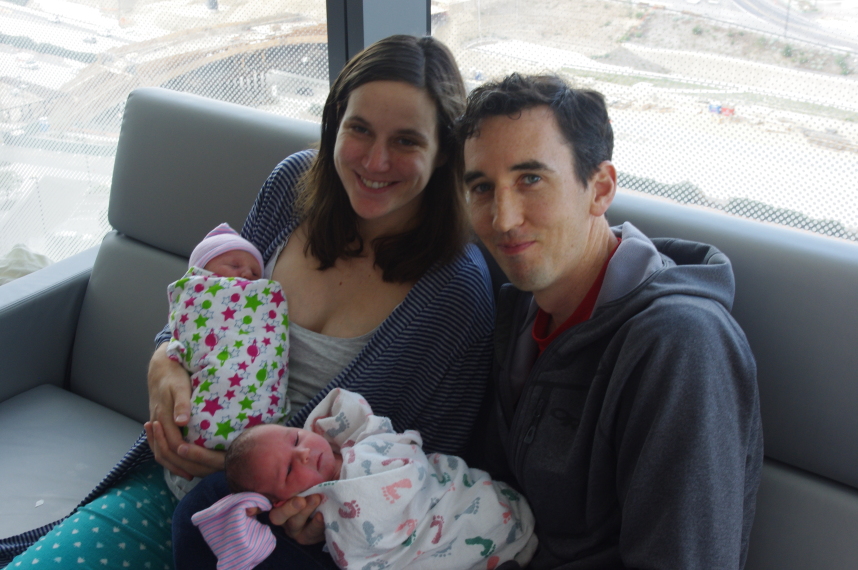 The twins are here!