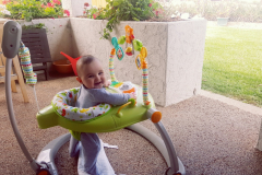 Marian likes playing outside