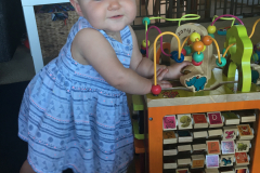 Pulling to stand!